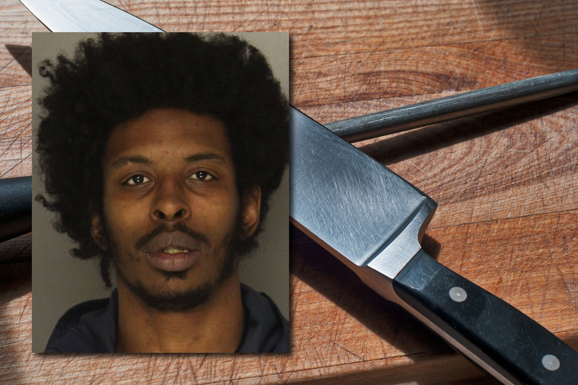 Mugshot provided by the Allegheny County Jail. Background photo credit: Steve Raubenstine / Pixabay