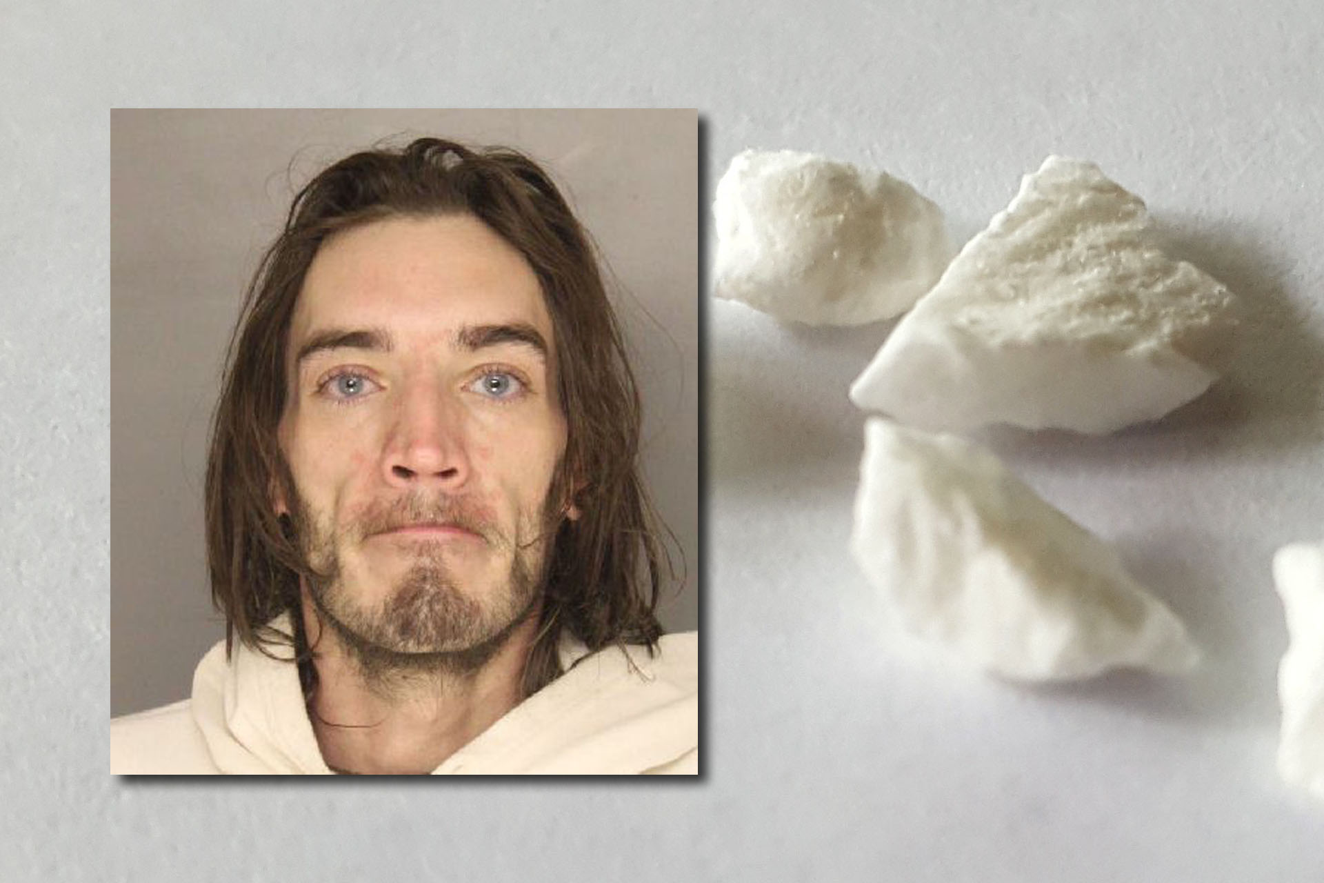 Mugshot provided by the Allegheny County Jail. Background photo credit: Wikimedia Commons