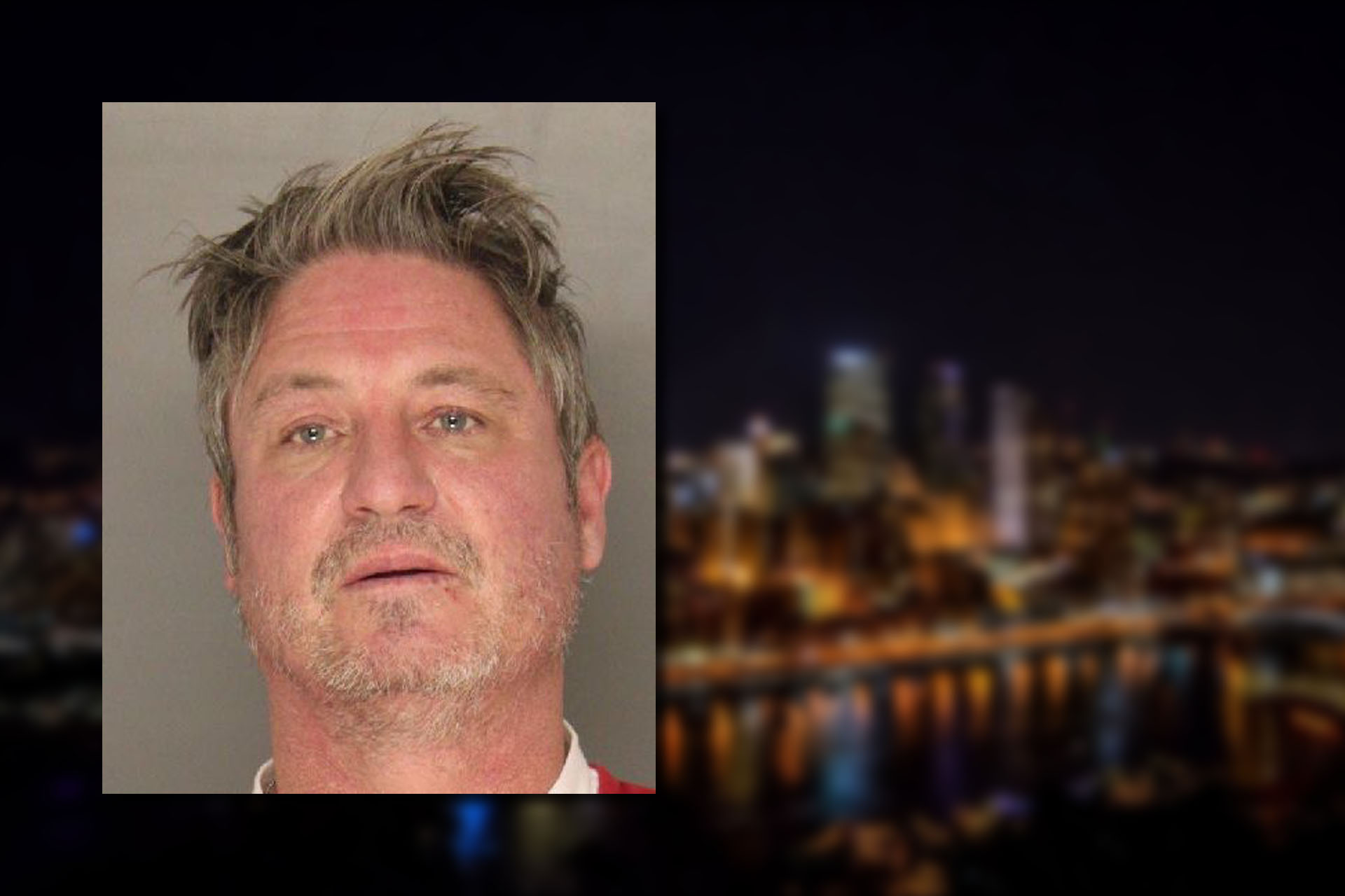 Mugshot provided by the Allegheny County Jail. Background photo credit: Pexels