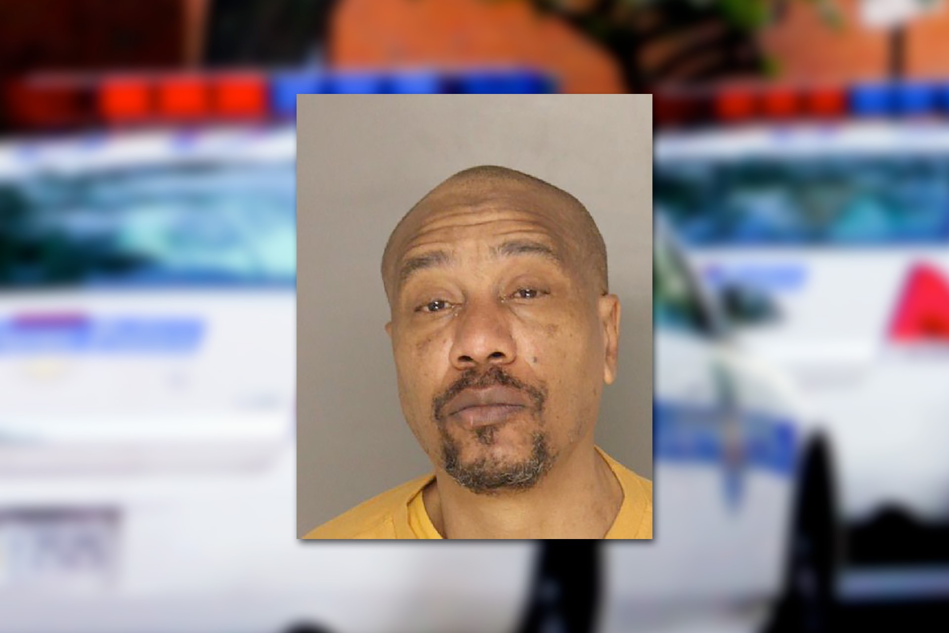 Darrell Woodson. Mugshot provided by the Allegheny County Jail. Background photo credit: Bruce Emmerling / Pixabay.