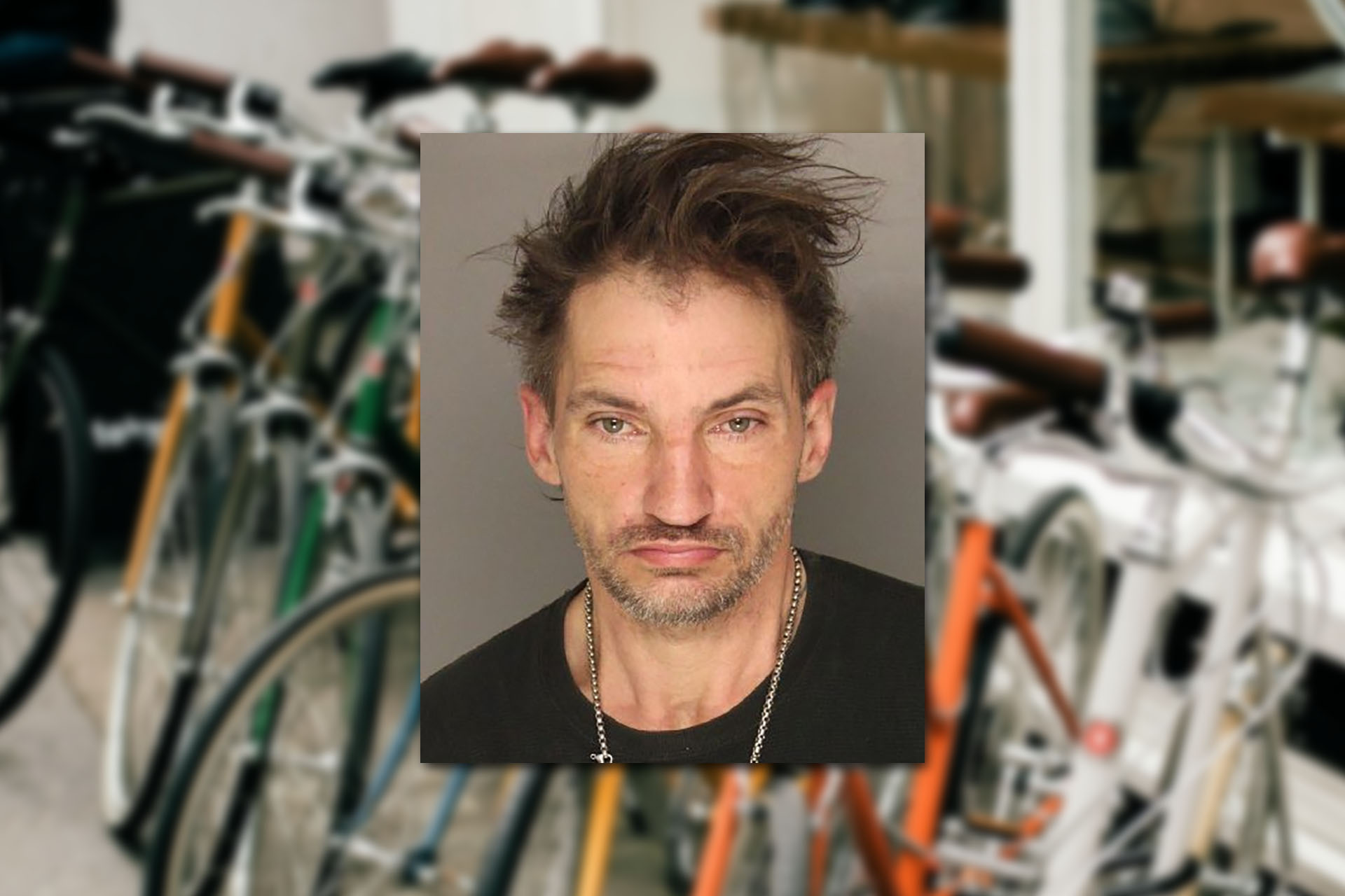 Edwin Scheers. Mugshot provided by the Allegheny County Jail. Background photo credit: Lina Kivaka / Pexels.