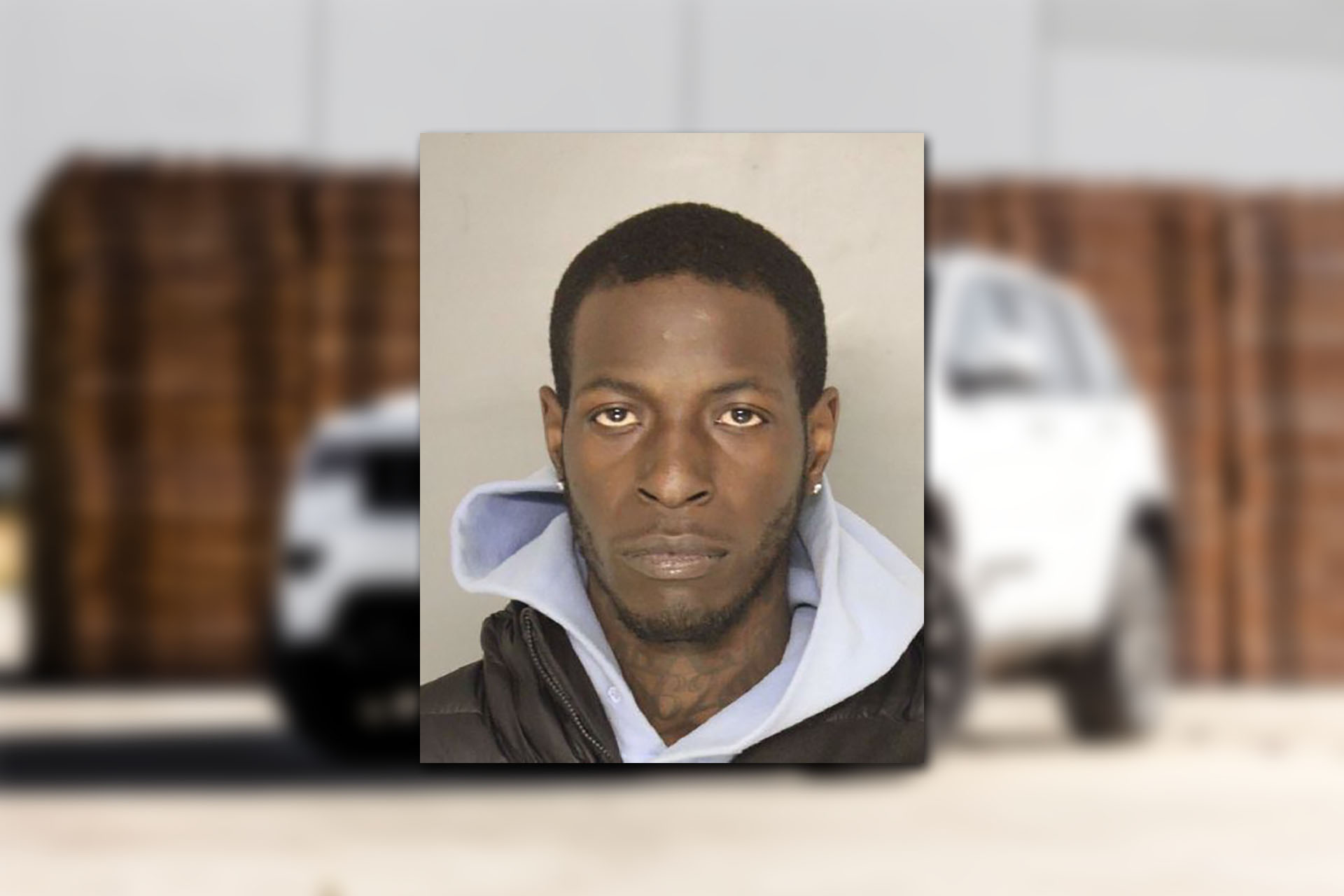 Heirah Kies Moore-Smith. Mugshot provided by the Allegheny County Jail. Background photo credit: Aaron Curtis/Pexels.