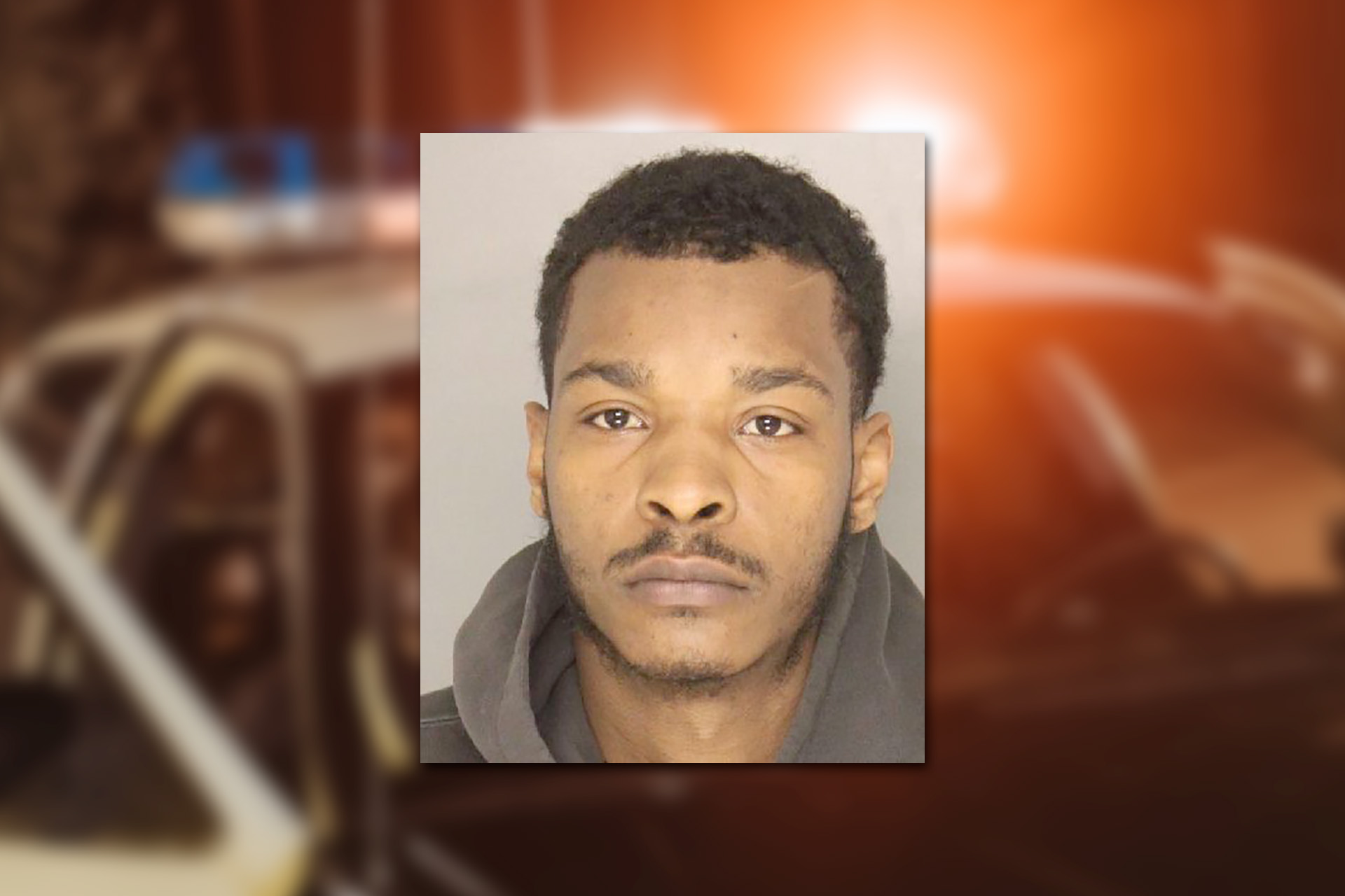 Leonard Rushin-Felder. Mugshot provided by the Allegheny County Jail. Background photo credit: Cottonbro Studio / Pexels.