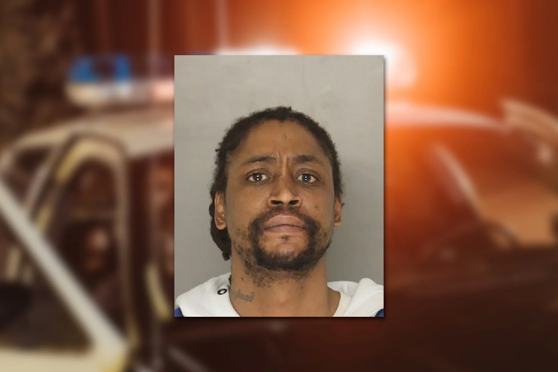 Dyar Luther Dunn. Mugshot provided by the Allegheny County Jail. Background photo credit: Cottonbro Studio / Pexels.