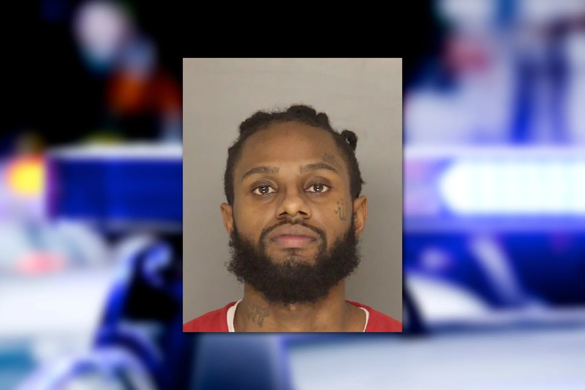 Elijah Law. Mugshot provided by the Allegheny County Jail. Background photo credit:  Diego Parra / Pixabay.