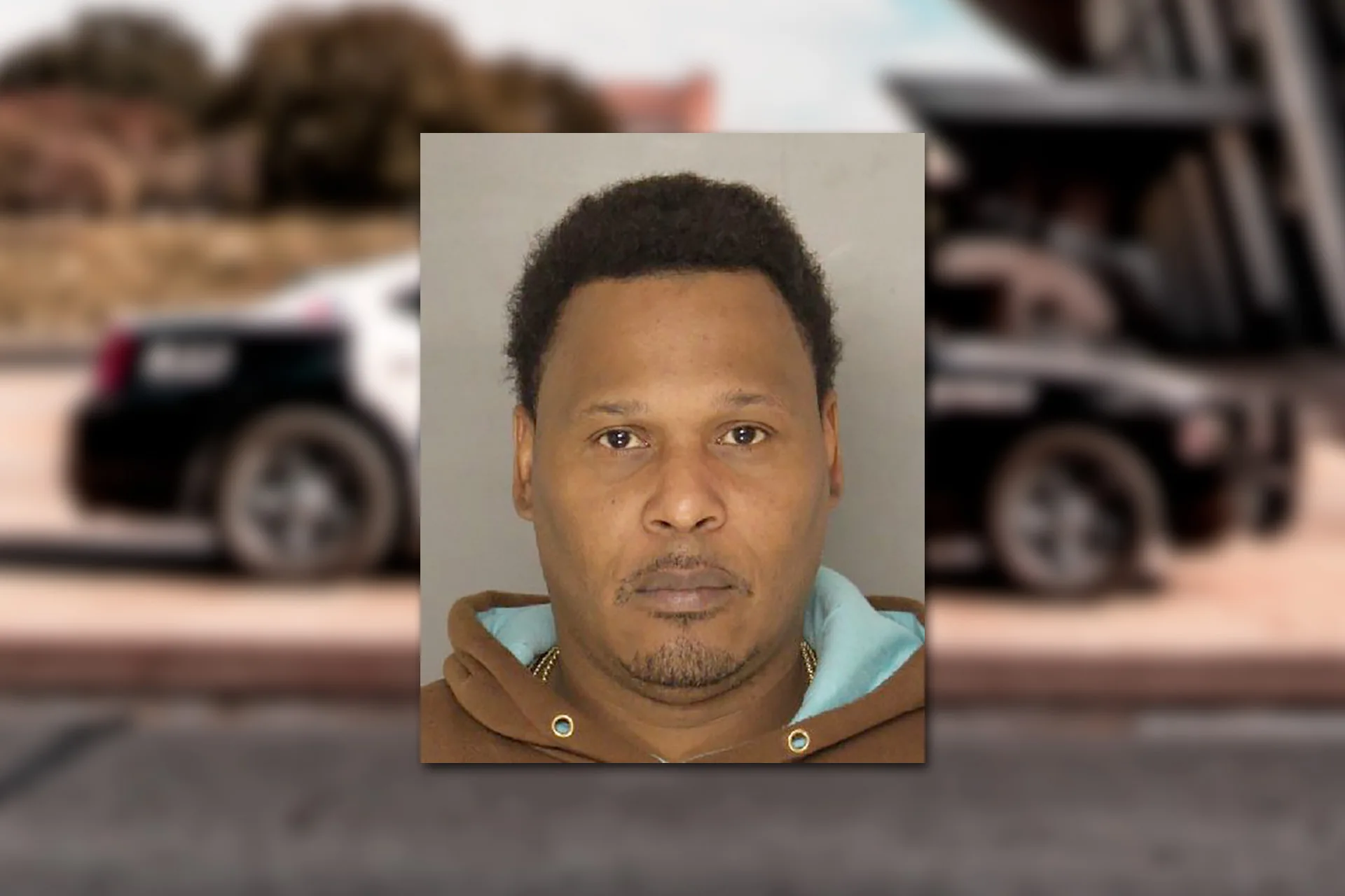 Vinetto Edward Cobbs. Mugshot provided by the Allegheny County Jail. Background photo credit: Jacoby Clarke / Pexels.