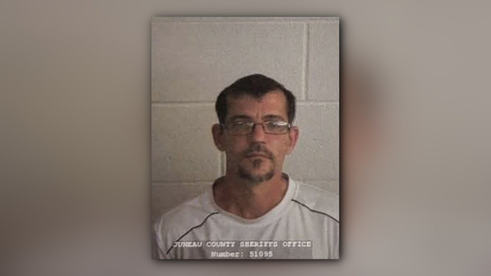 Previous mugshot of Virgil Thew released by New Lisbon Police