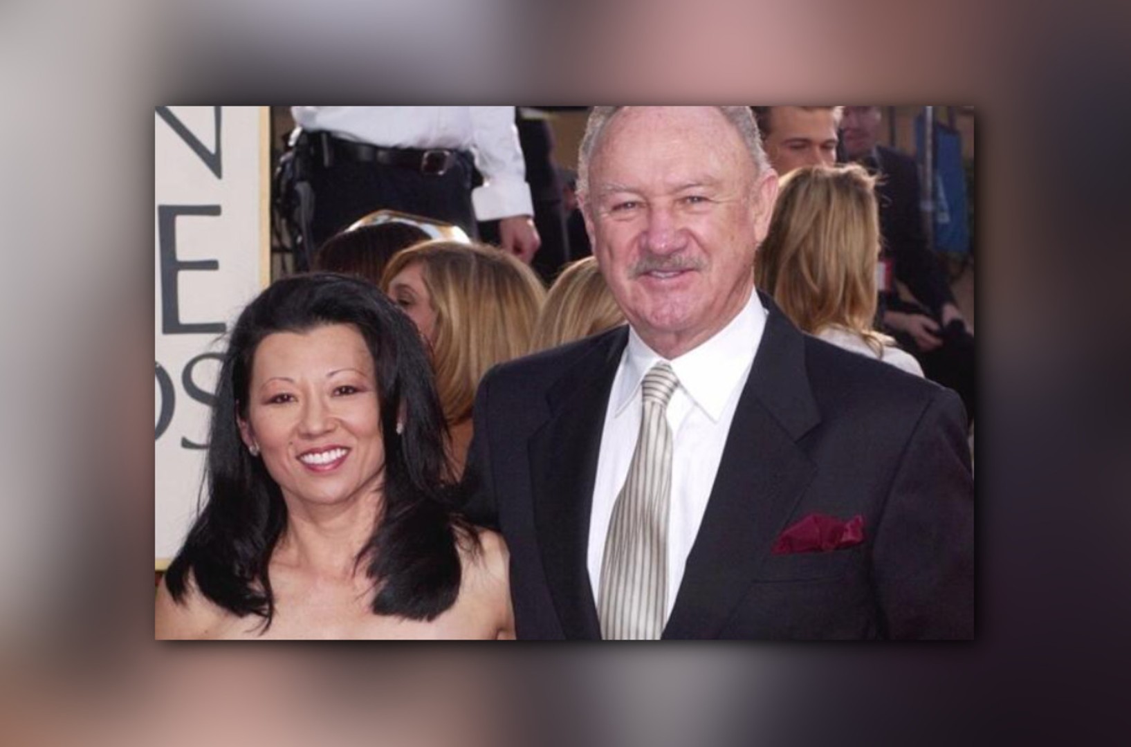 Gene Hackman, left, and wife Betsy Arakawa (via AP)