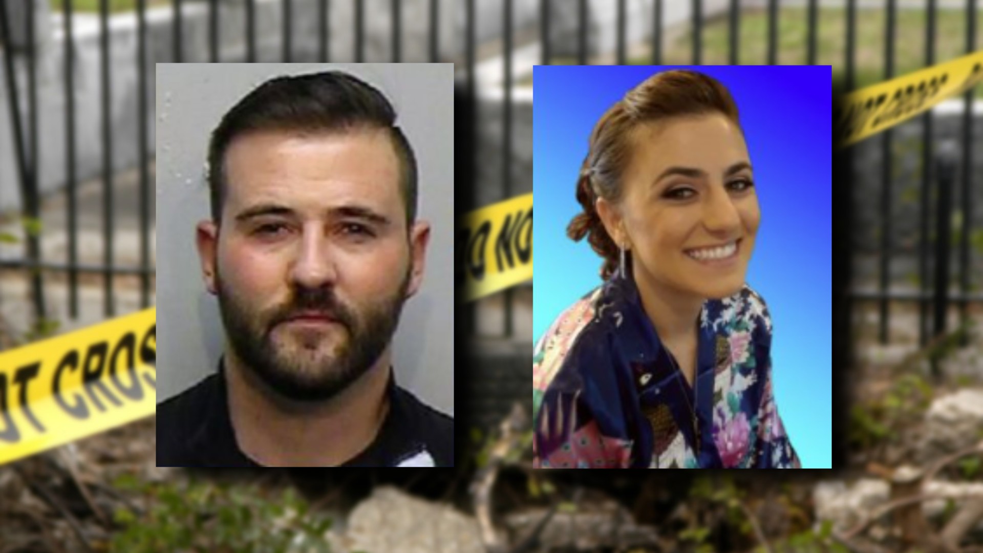 Craig Charron, left, (Huntington Beach Police Department) and Laura Sardinha (via Dignity Memorial).