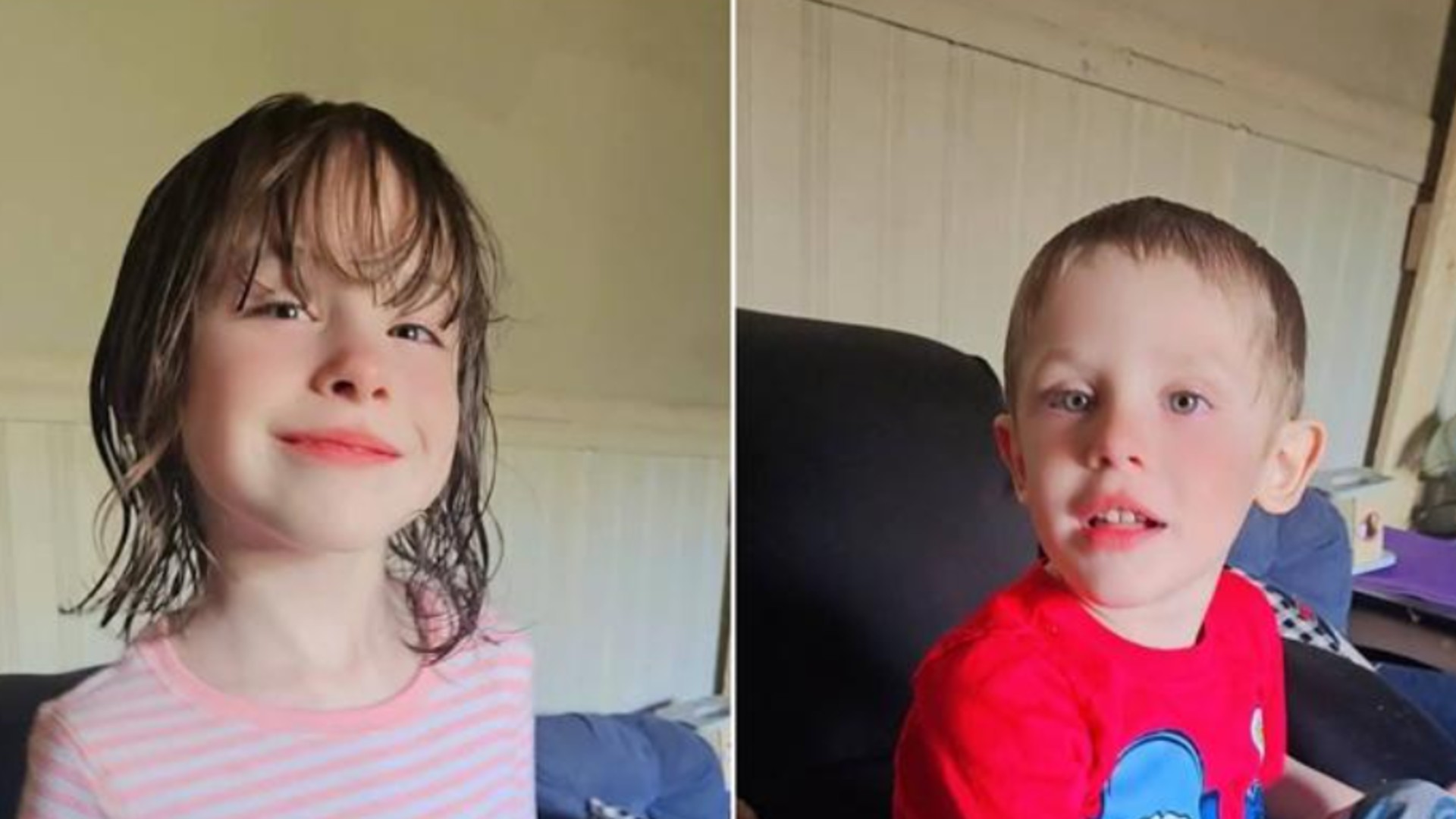 Lilly Sullivan, left, and her brother Jack Sullivan. (via MissingPeople.ca)