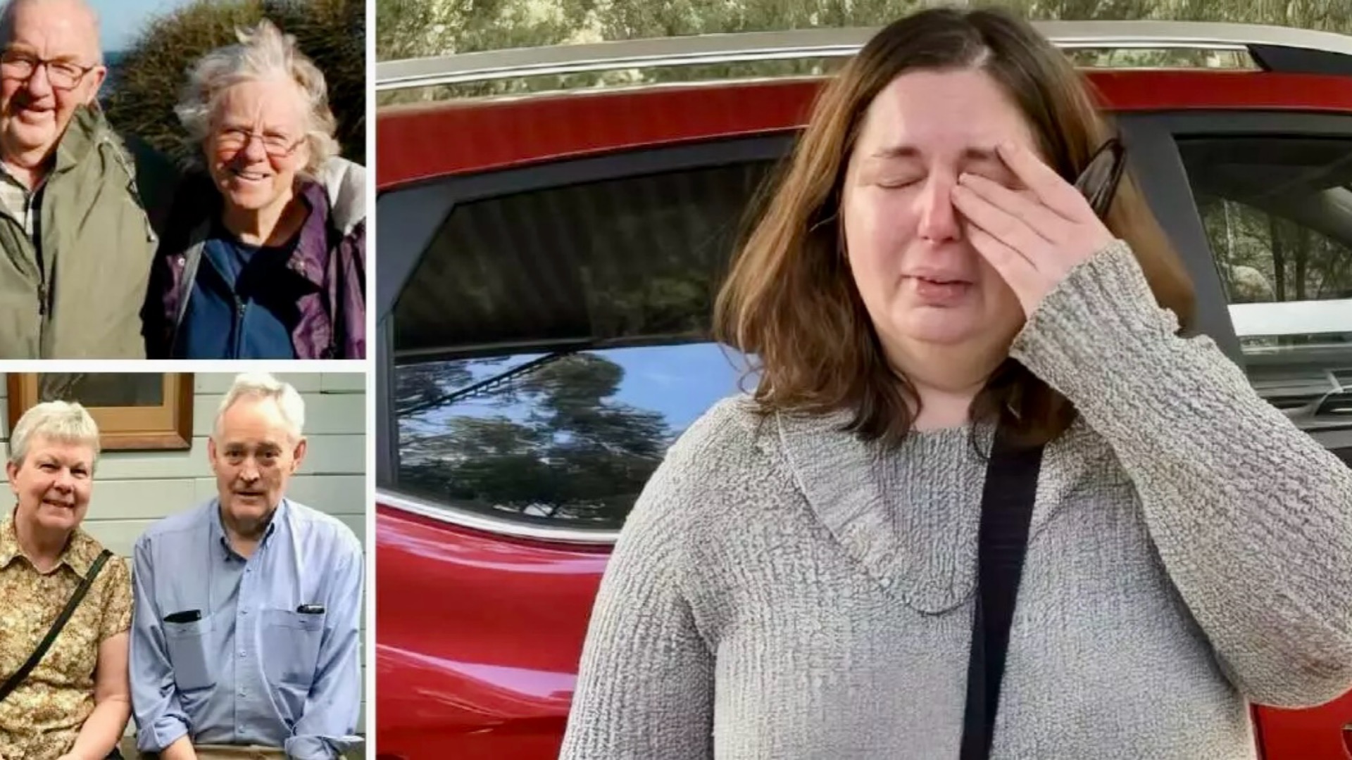 Erin Patterson (right) is in court over the deaths of Don and Gail Patterson (top left) and Heather Wilkinson (bottom left). Picture social media/Newscorp