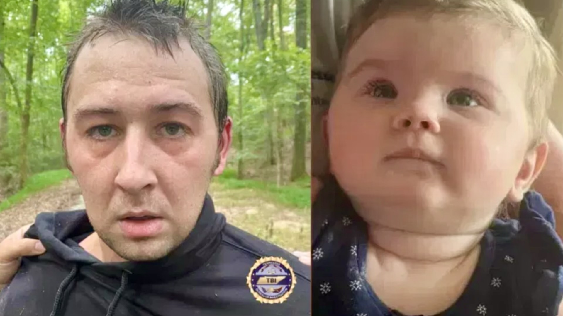 Austin Robert Drummond and baby W.W. Photos from TBI