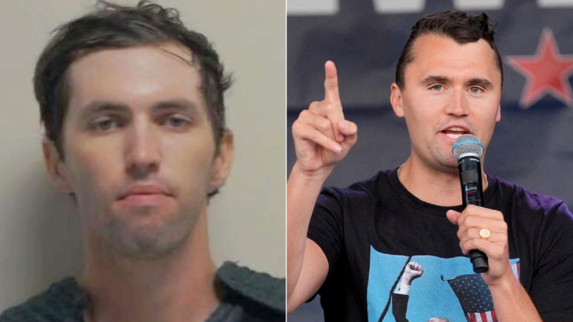 Tyler Robinson (left), the suspected killer of conservative activist Charlie Kirk (right) (via Utah Governor’s office, Reuters)