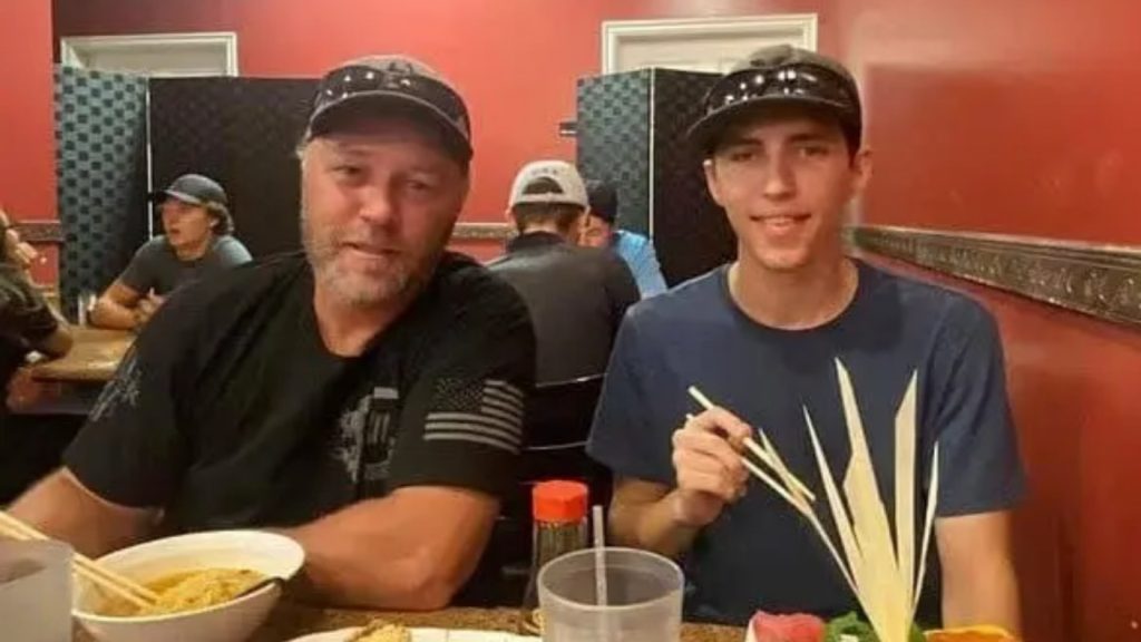 Matt Robinson(left) father of Tyler Robinson (right) suspect in the killing of Charlie Kirk (via X)