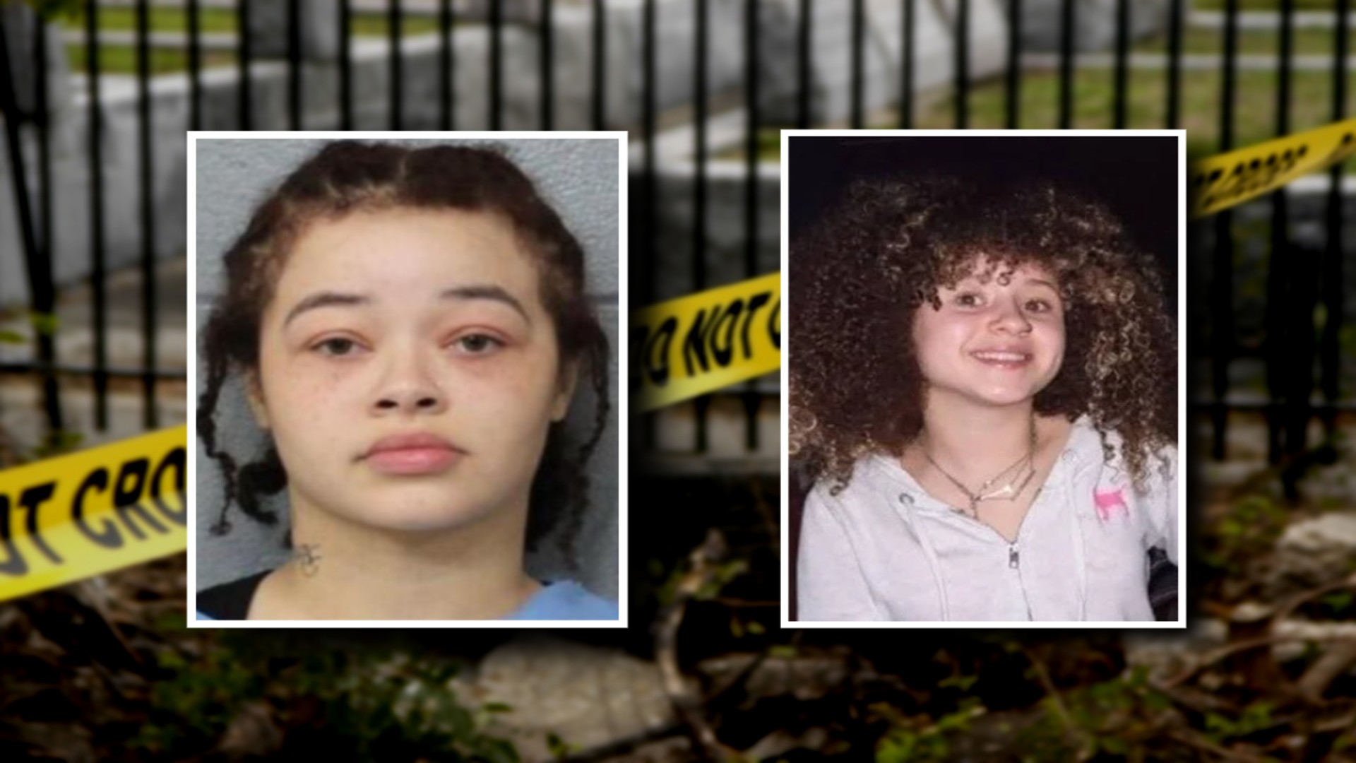 Bailey Lewis, left, (via Jackson County Sheriff's Office) and Traelynn Sibley (Change.org).