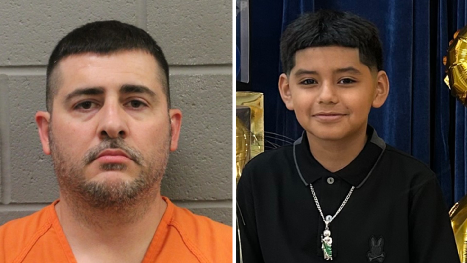 Gonzalo Leon Jr., left, (via Houston Police) and Julian Guzman (via GoFundMe)