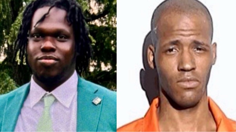 Left: Malicai Calder, Right: Martel Huggins (via Toledo Police Department/Lucas County Corrections Center)
