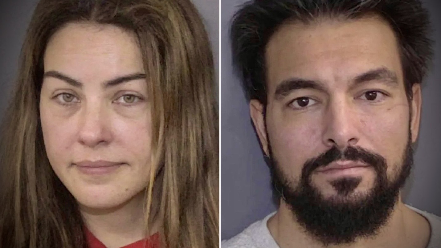 Left: Veronica Rodriguez, Right: Seth Daryoushfar, mugshots via Union County Sheriff's Office