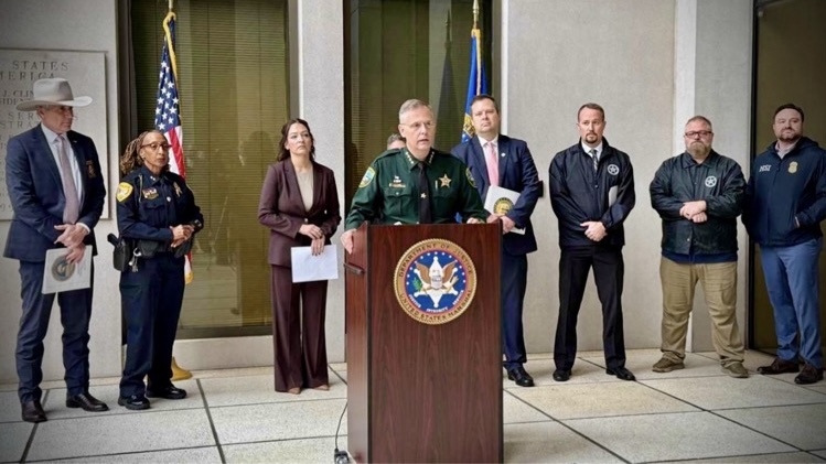The U.S. Marshals Service announced that 43 endangered children were recovered during a two-week operation in Northern Florida and neighboring states, photo via Leon County Sheriff’s Office 
