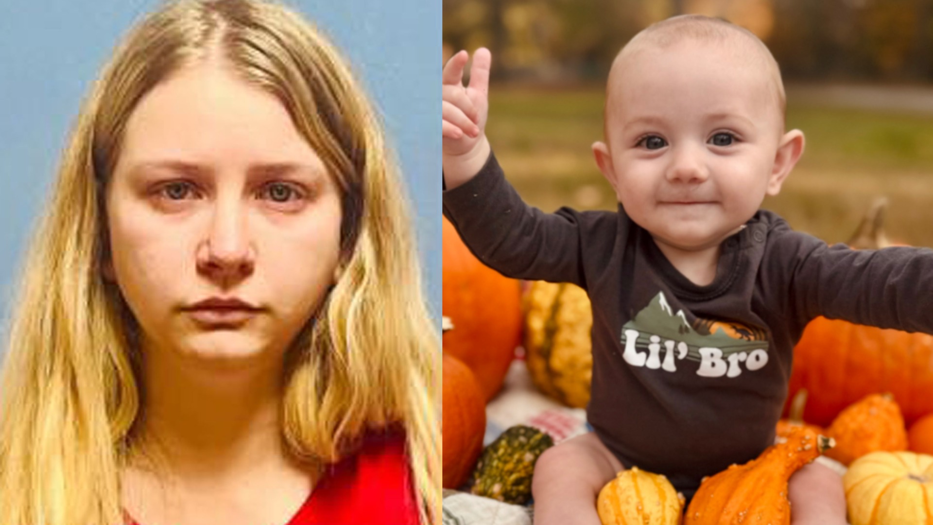 Left: Erin Sauls (via Little Rock Police Department); Right: Elijah Flowerday (via GoFundMe)