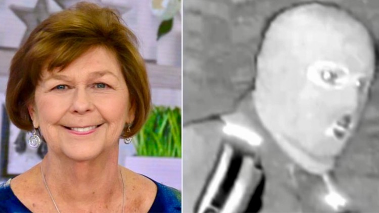 Left: Nancy Guthrie, Right: Suspect in Nancy Guthrie’s kidnapping (via NBC/FBI Phoenix)
