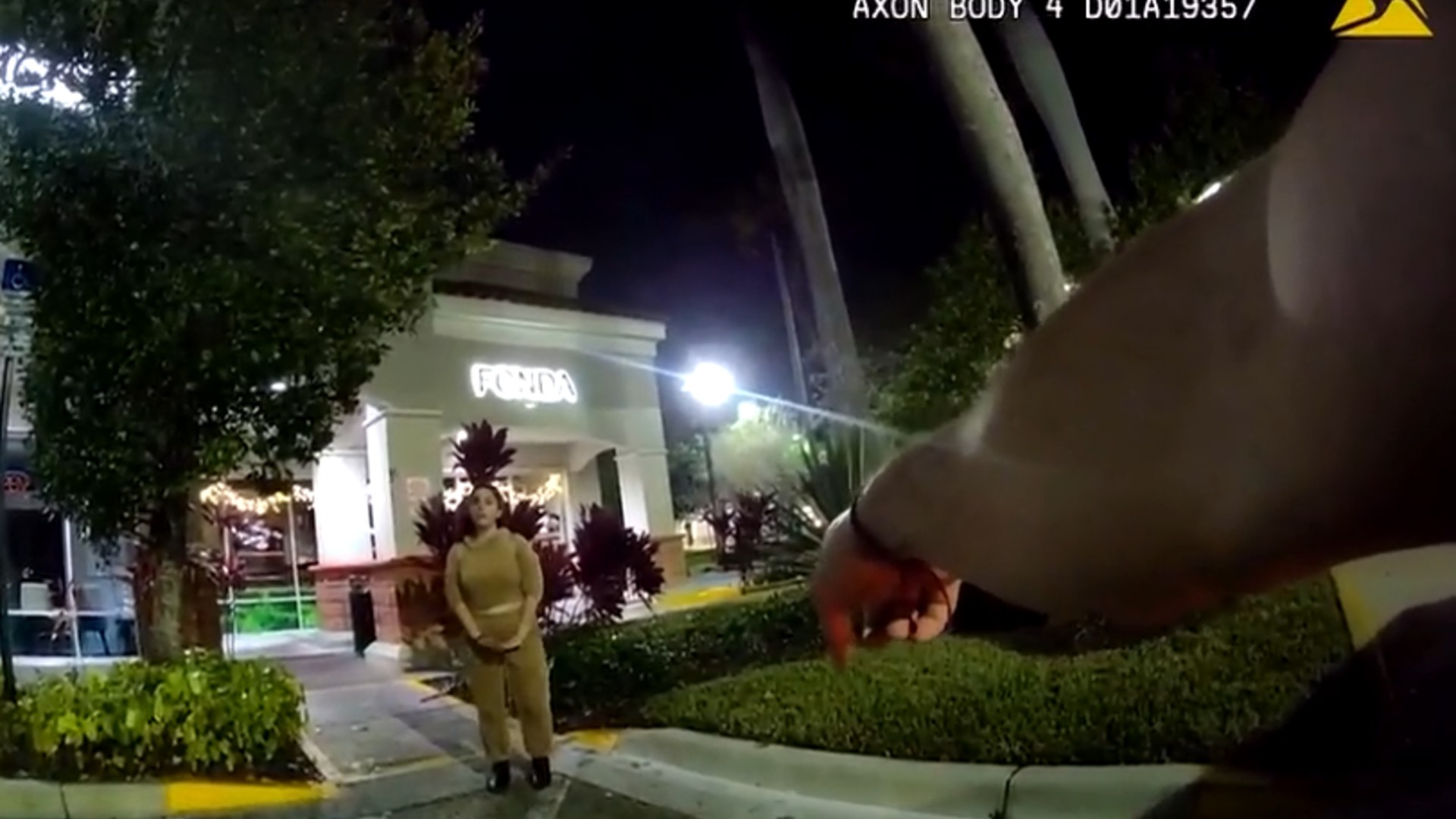 Screenshot of bodycam footage via Sunrise Police Dept.