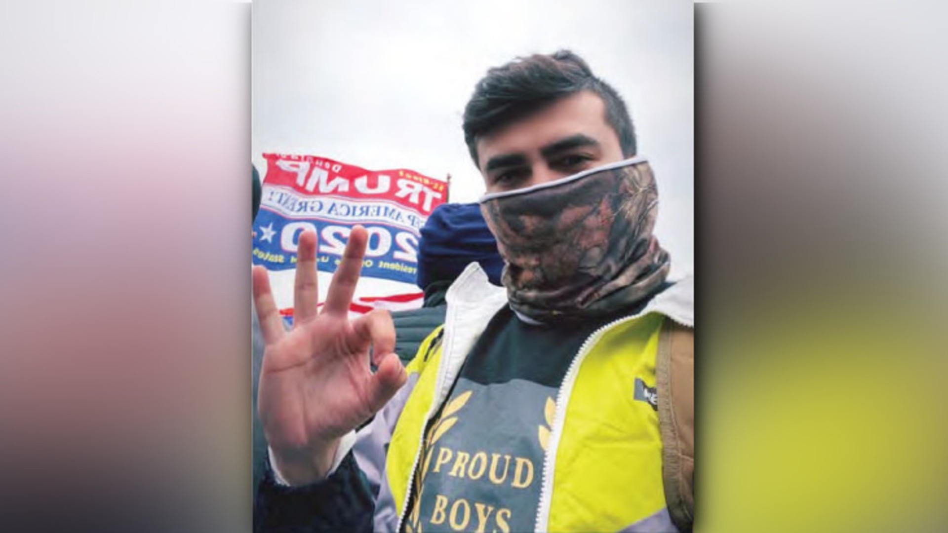 Screenshot of social media user "bryan_patriot_1776" showing individual believed to be Bryan Betancur (via U.S. Department of Justice).