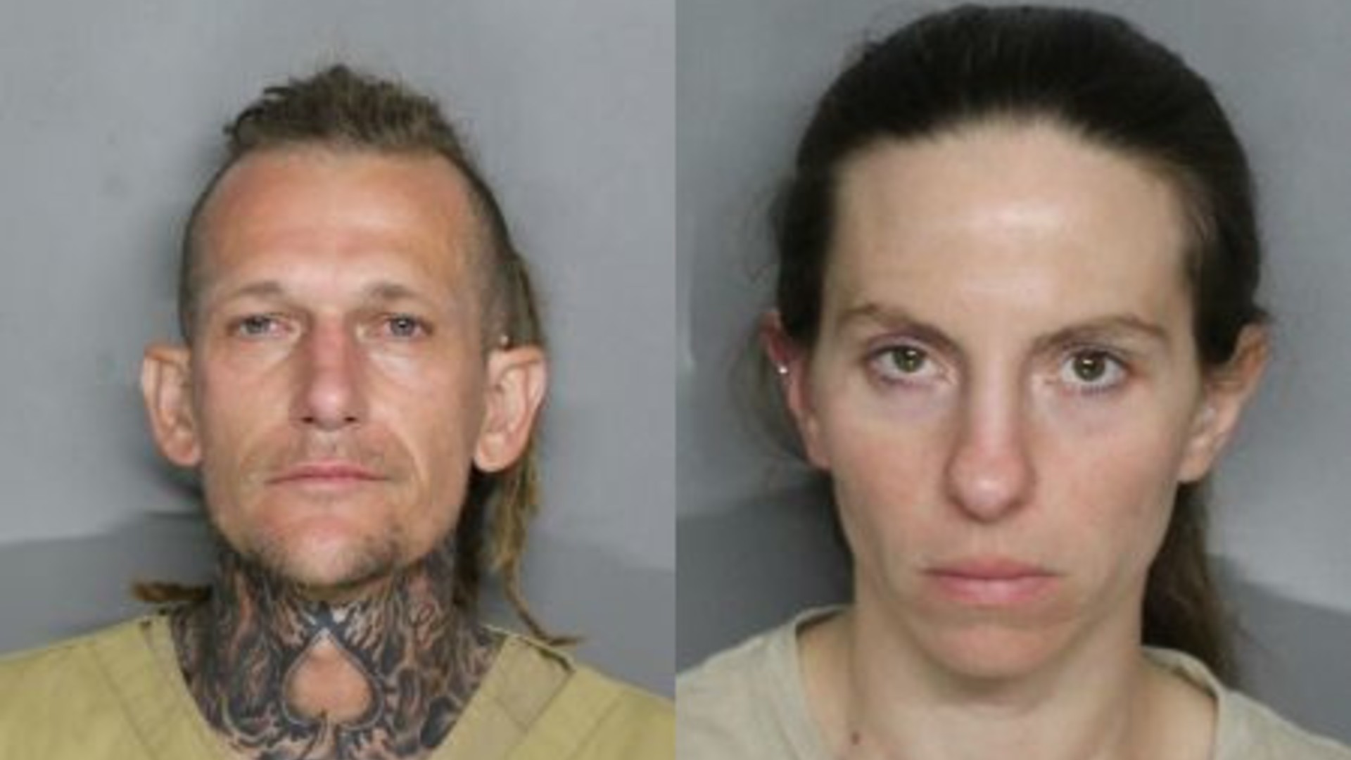 Joshua Sanders, left, and Courtney Delaney (via Charlotte County Sheriff’s Office)