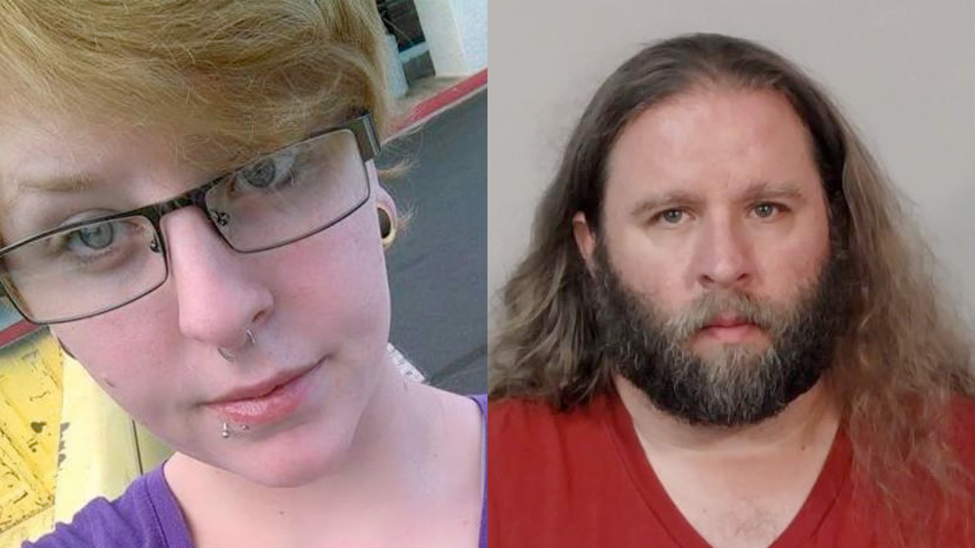 Katelin Atkins, left, and James Branton. <br>Spotsylvania Sheriff's Office