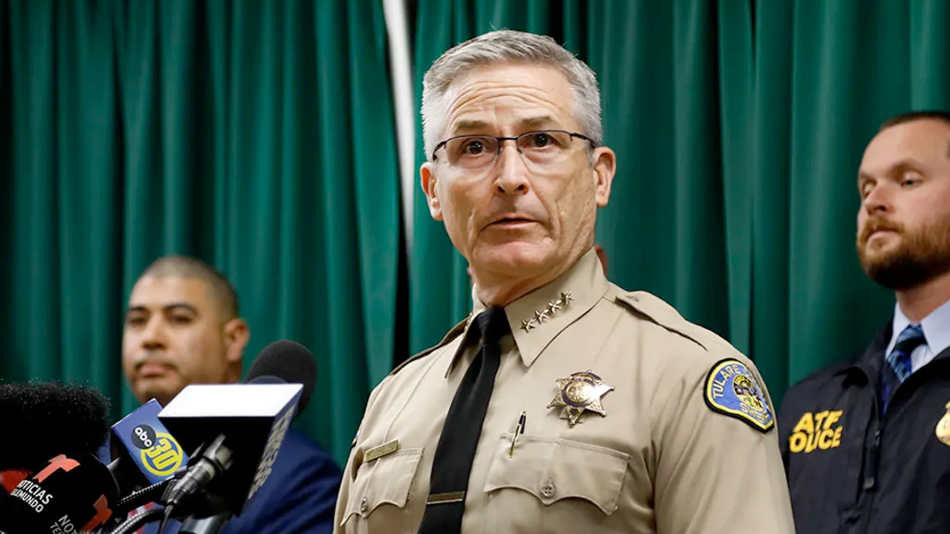 Mike Boudreaux, the sheriff of Tulare County, described Thursday’s incident that left a detective dead as “senseless.”