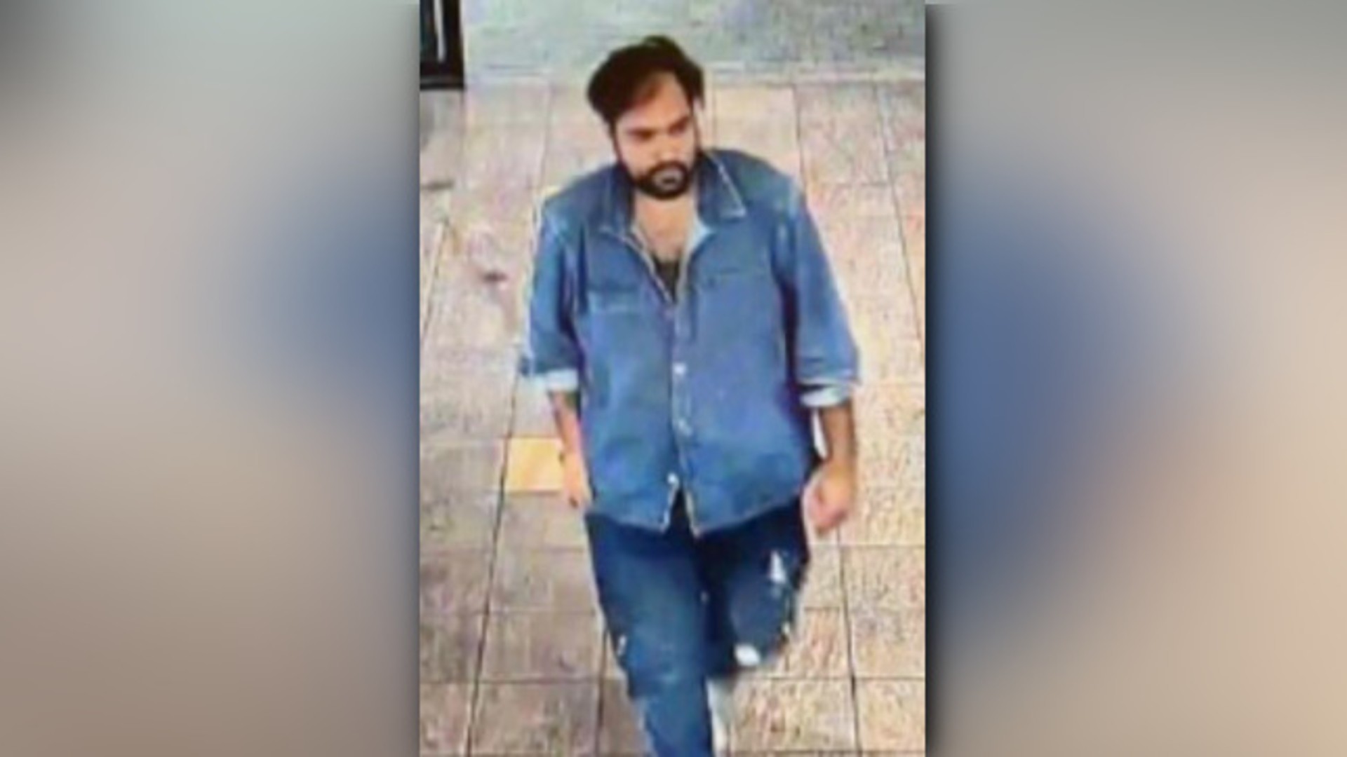 Surveillance photo of the suspect released by the Los Angeles County Sheriff’s Department.