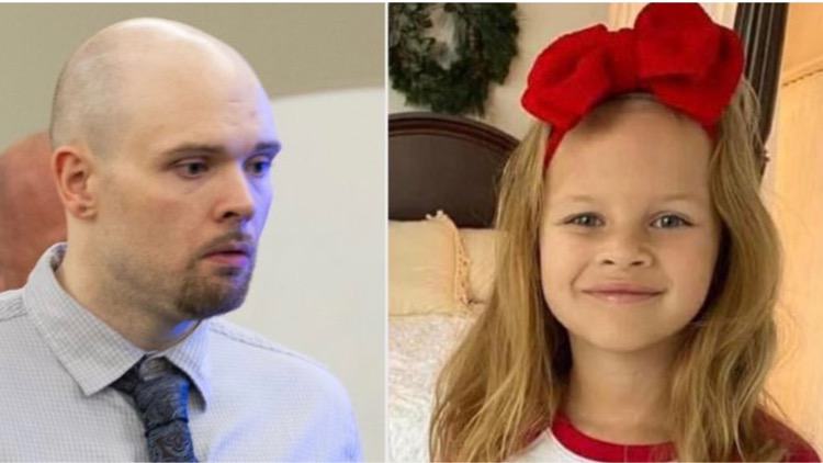 Left: Tanner Horner during the first day of his trial inFort Worth, TX; Right: Athena Strand (via The Dallas Morning News/Wise County Sheriff's Department)

