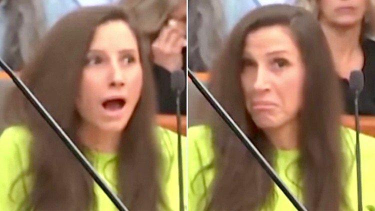 Kouri Richins at her sentencing (via Idaho News/Youtube)
