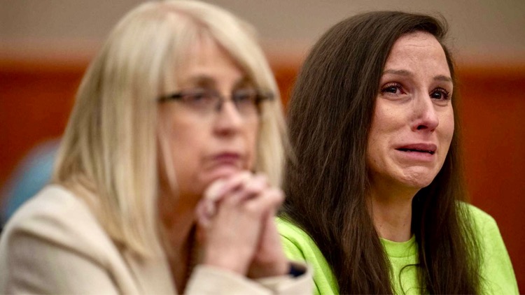 Kouri Richins during sentencing on May 13 (via Pool/Getty)
