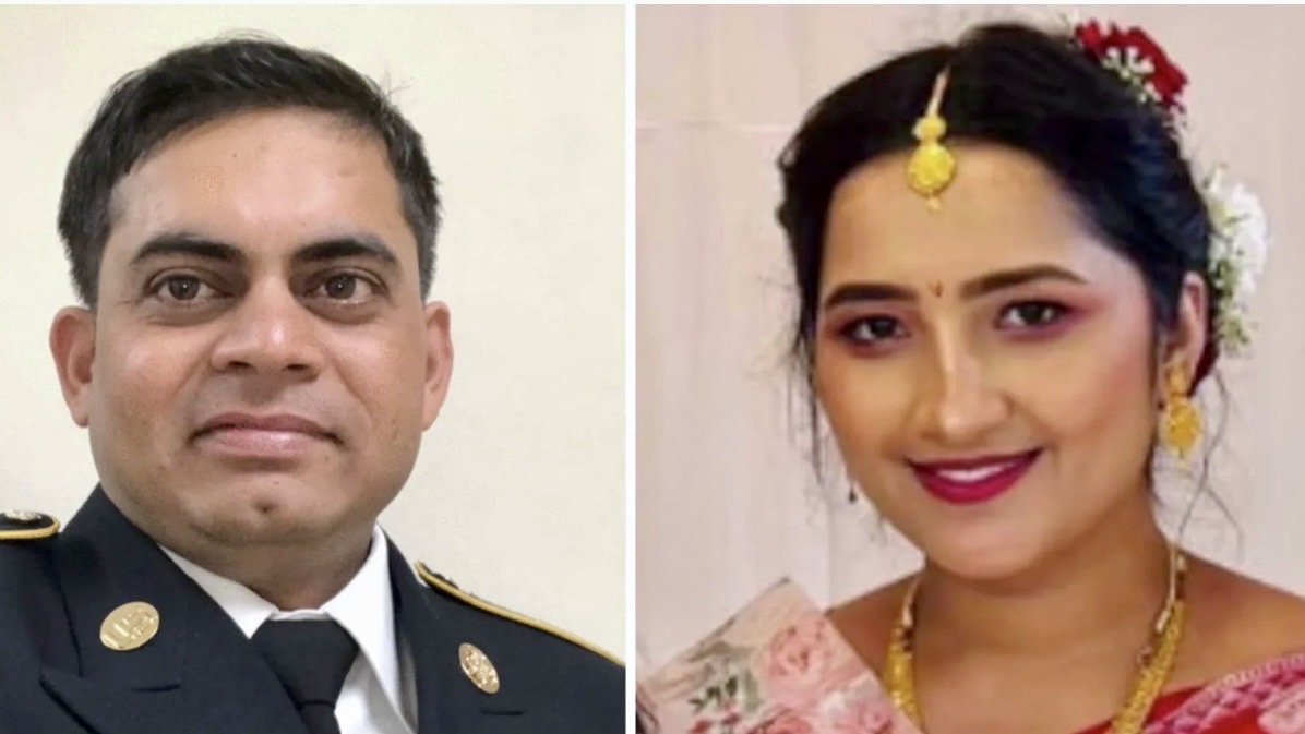 Naresh Bhatt and his missing wife Mamta Kafle Bhatt (via LinkedIn/Facebook)
