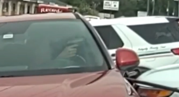 Screenshot of dashcam footage released by the Marion County Sheriff's Office.