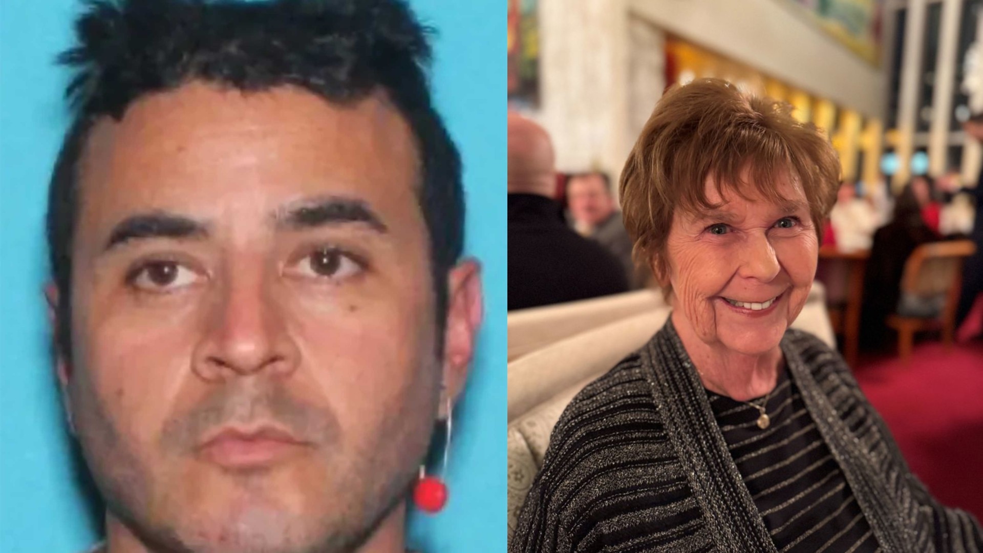 Derrick Callella, left, and Nancy Guthrie (via California DMV / Family handout)