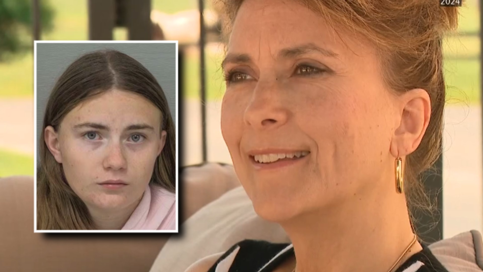 Bryanna Dutcher, inset, and Tamela Dutcher (via Delaware County Jail / WBNS 10TV on YouTube) 