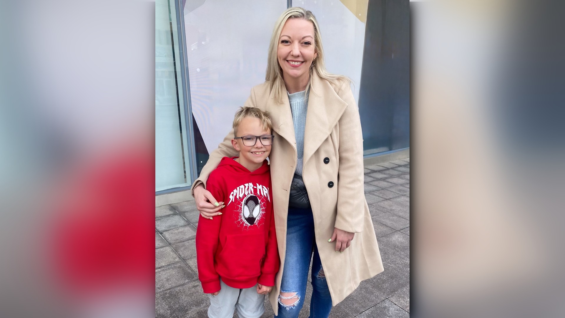 Jessica Lyman and her 8-year-old son, Eli Painter (via Facebook)