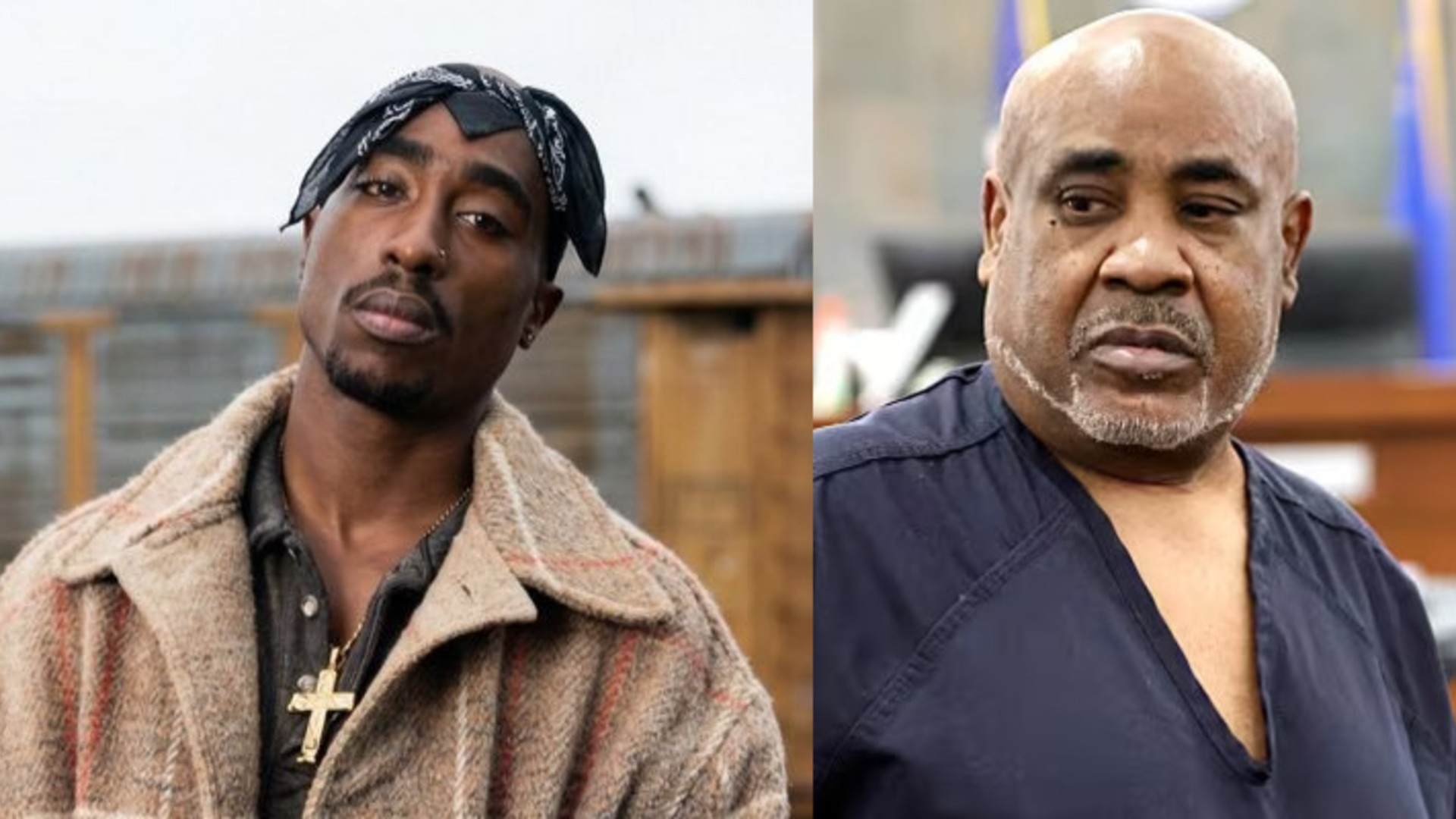 Tupac Shakur, left, and Duane “Keffe D” Davis