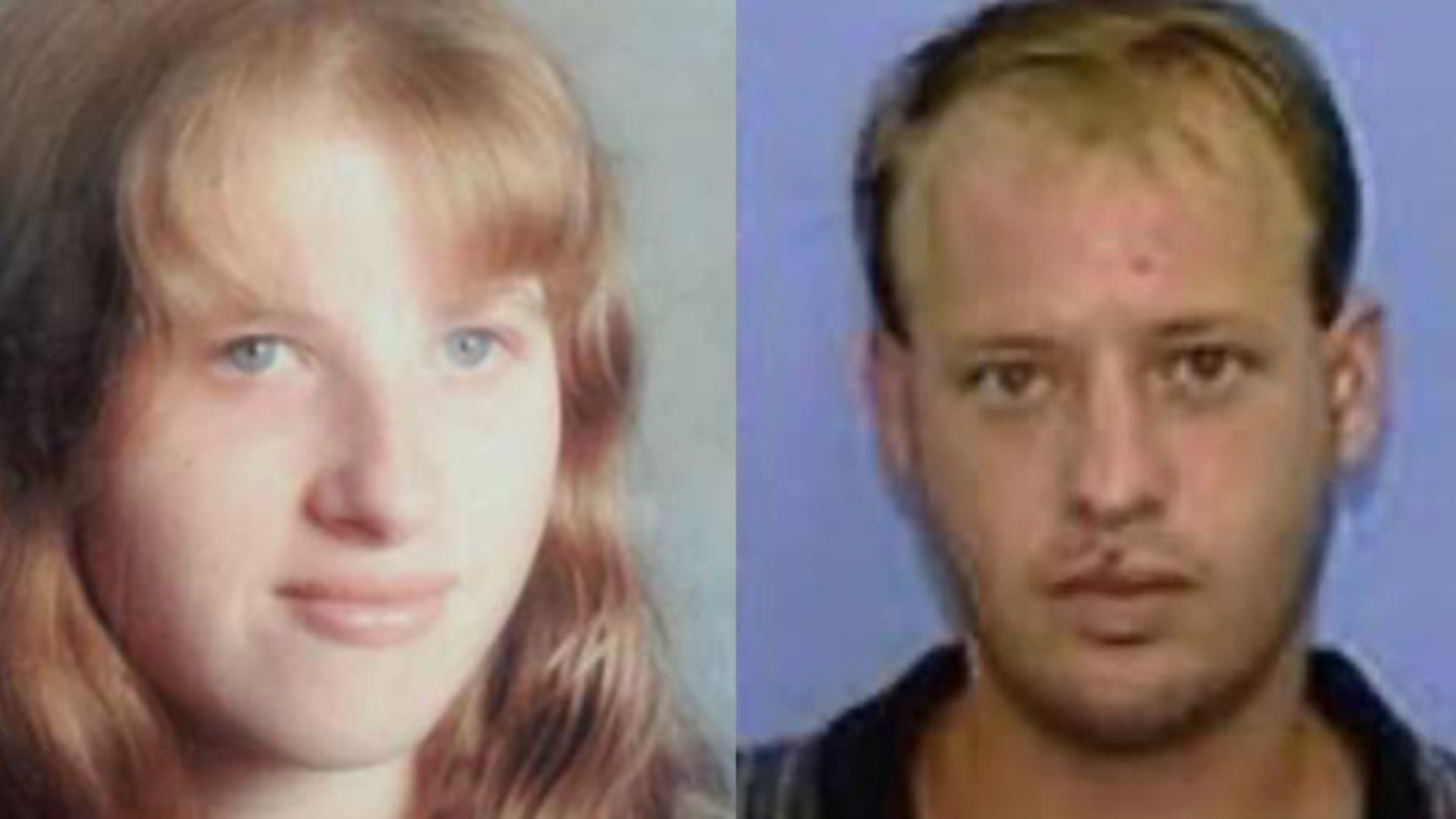 Sabrina Kahler, left, and David Heck in 2002