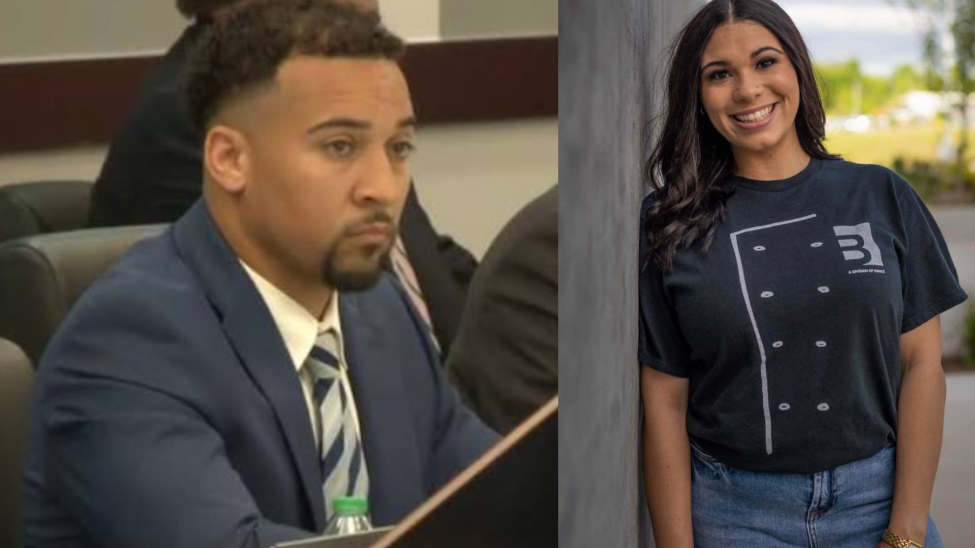 Blaise Taylor, left, and Jade Benning